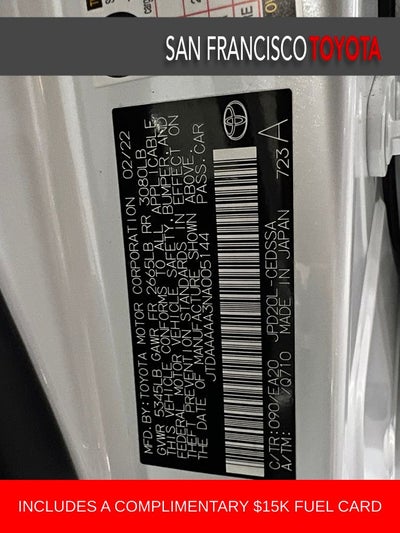 2022 Toyota Mirai XLE