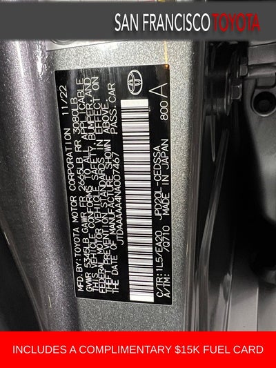 2022 Toyota Mirai XLE