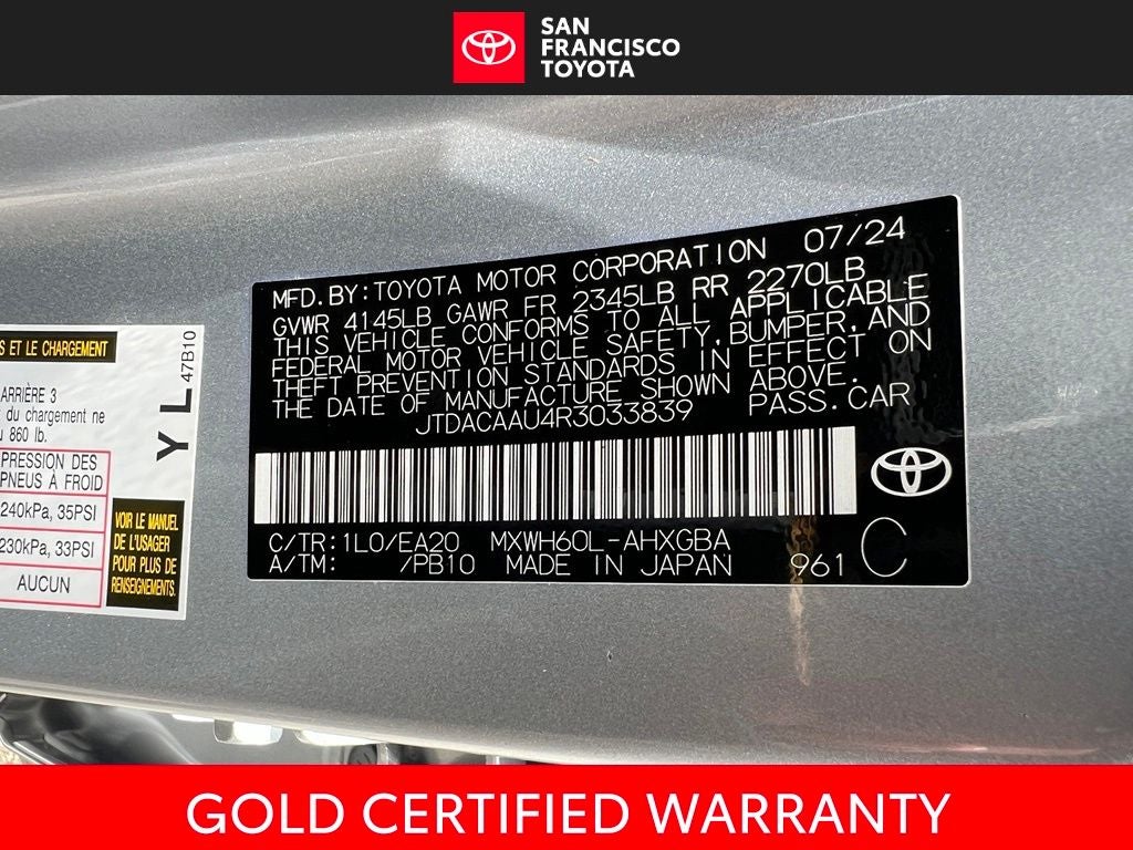 2024 Toyota Prius XLE