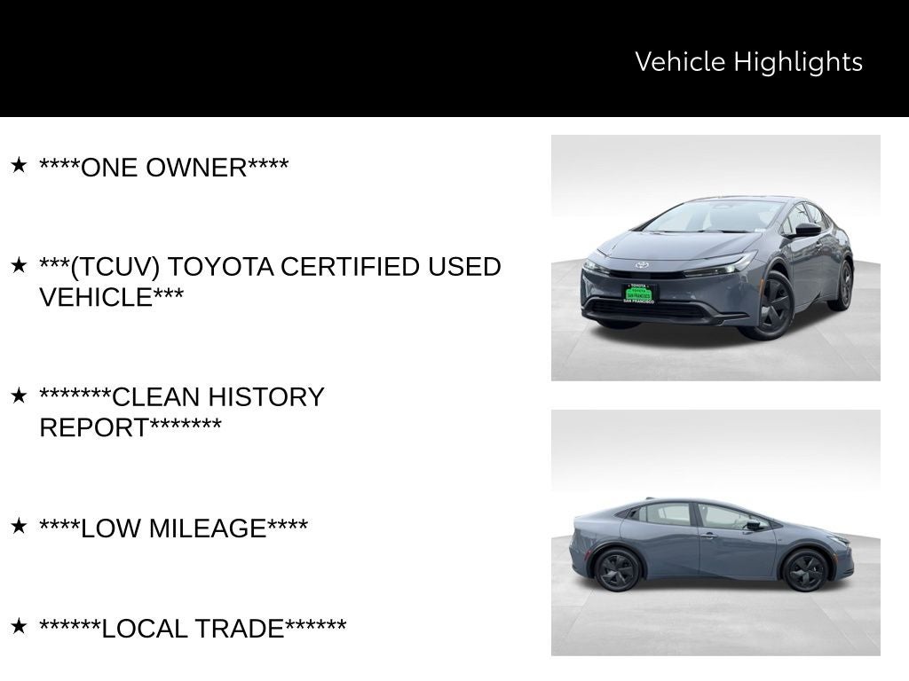 2023 Toyota Prius LE