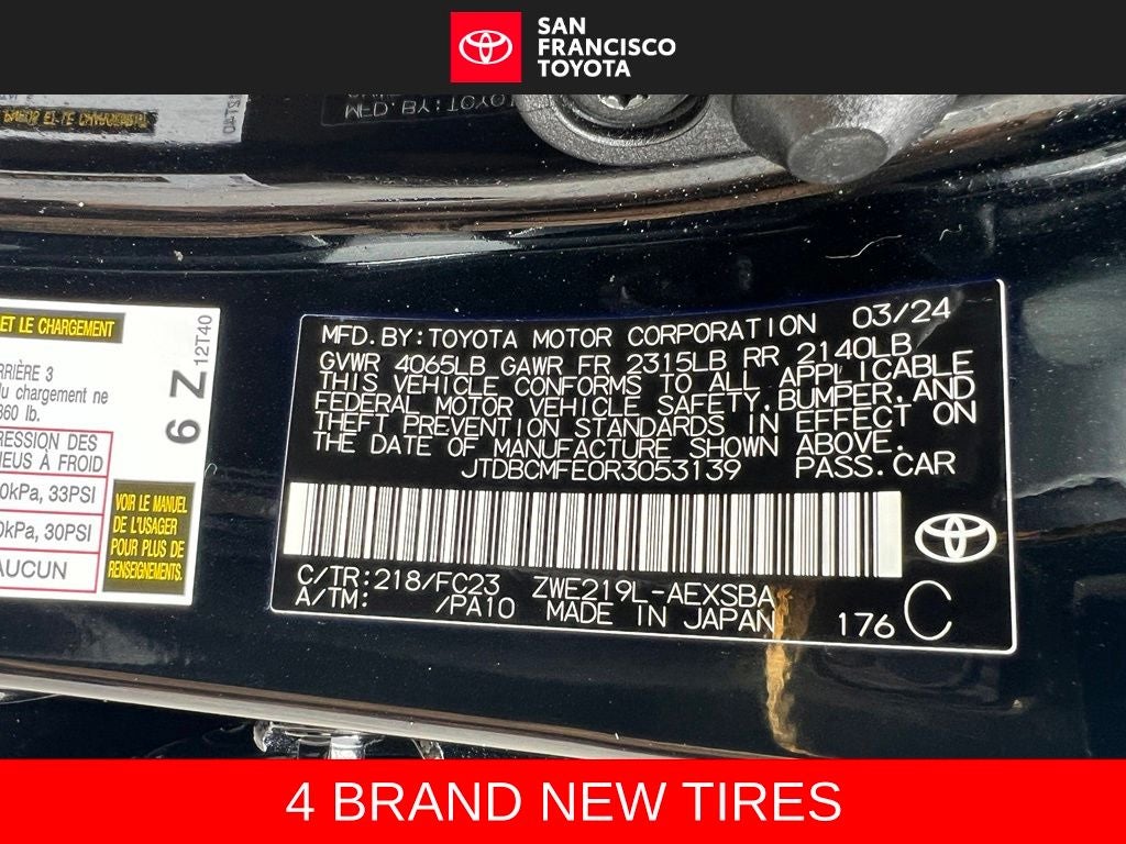2024 Toyota Corolla Hybrid SE