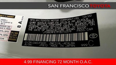 2023 Toyota Corolla Hybrid LE