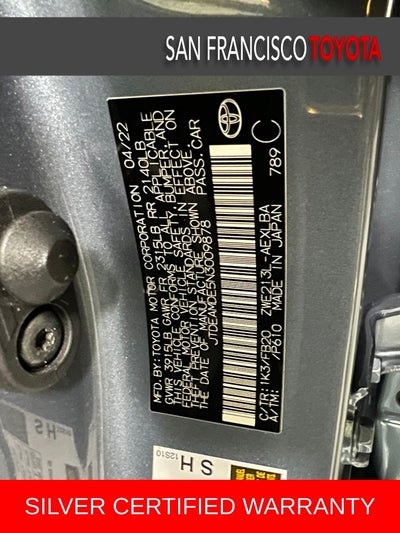 2022 Toyota Corolla Hybrid LE