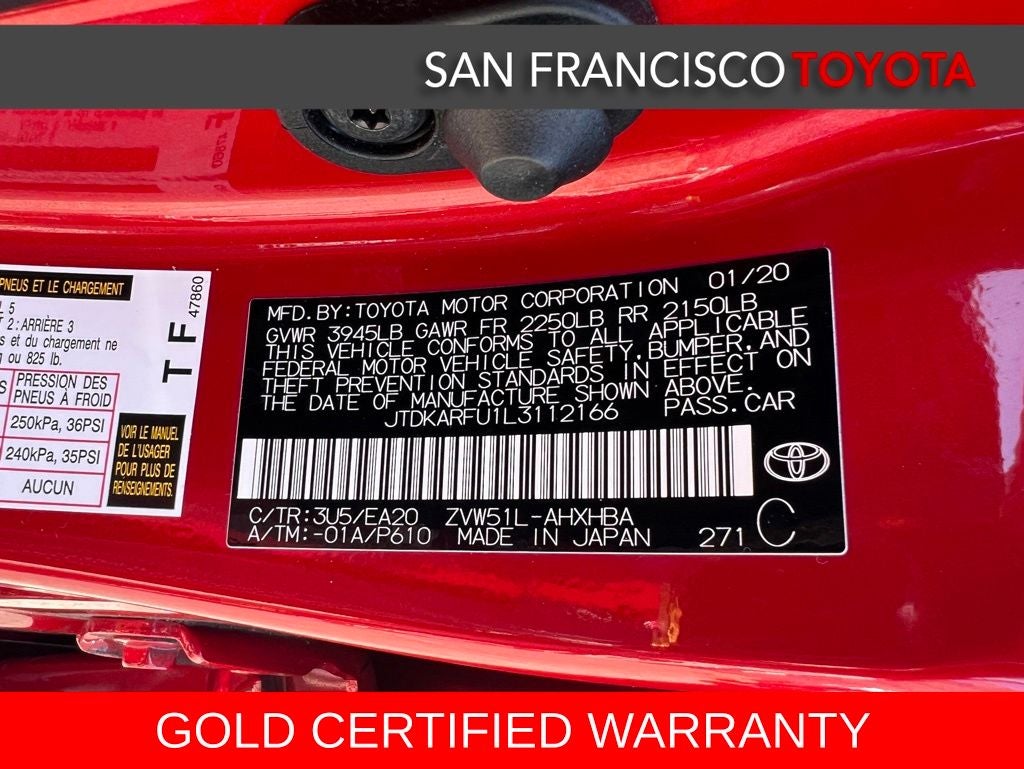 2020 Toyota Prius XLE