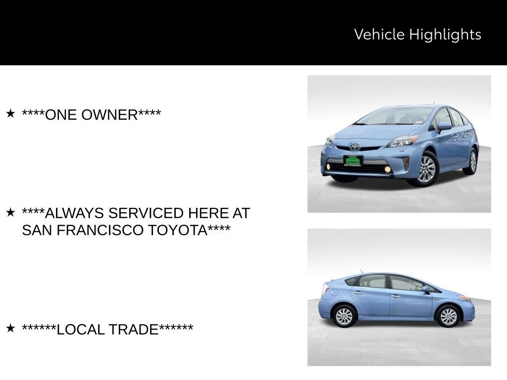 2012 Toyota Prius Plug-in Advanced