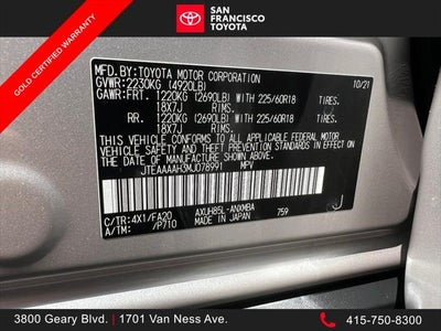 2021 Toyota Venza LE
