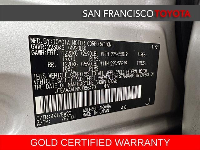 2021 Toyota Venza XLE