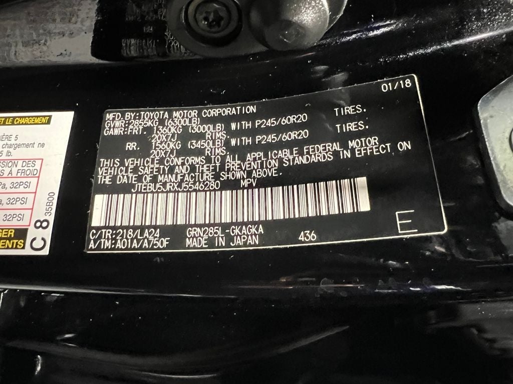 2018 Toyota 4Runner Limited