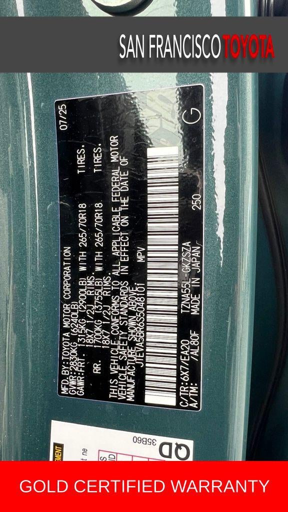 2025 Toyota 4Runner TRD Off-Road Premium