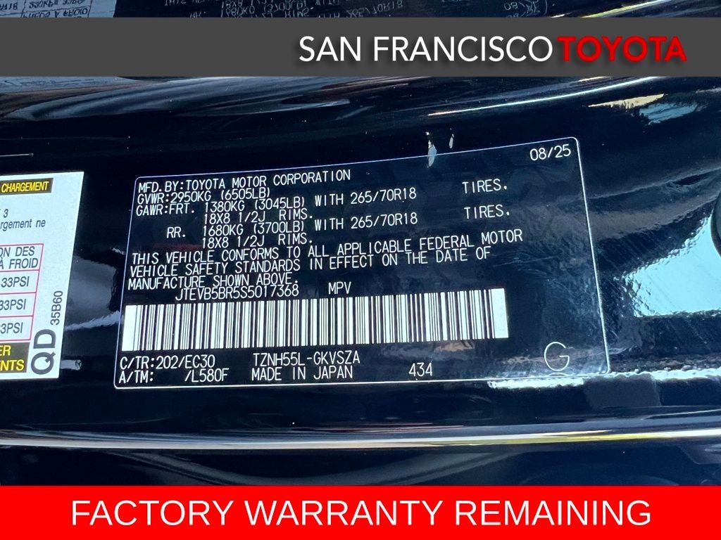 2025 Toyota 4Runner i-FORCE MAX Hybrid TRD Pro