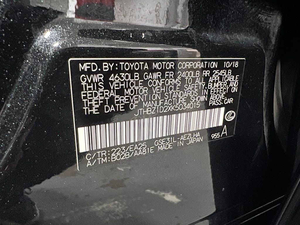 2019 Lexus IS 350