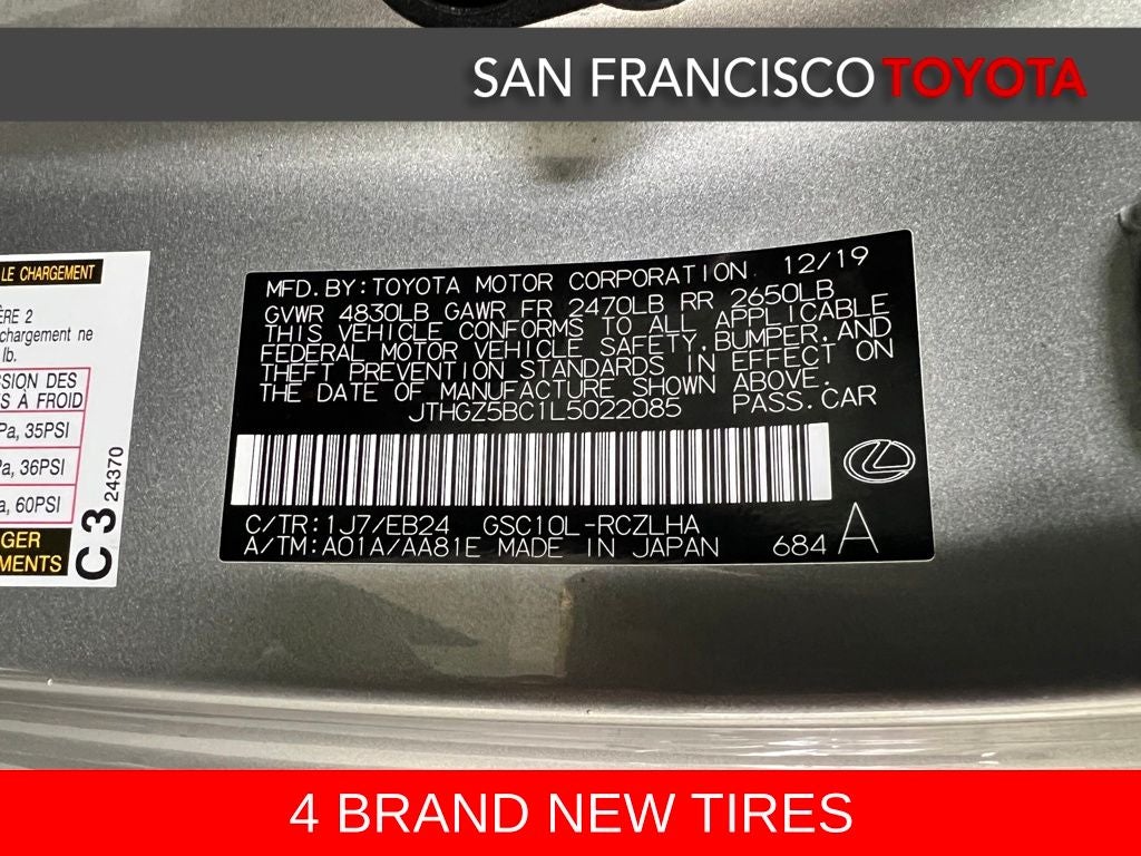 2020 Lexus RC 350 F Sport