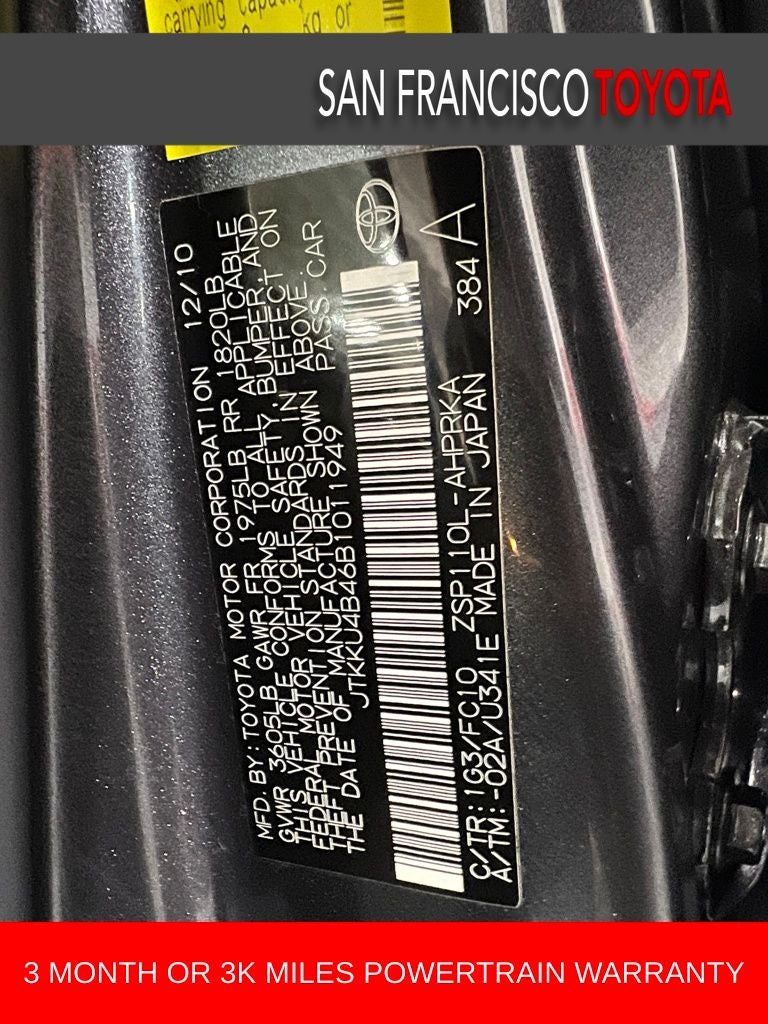 2011 Scion xD 5dr HB Auto (Natl)