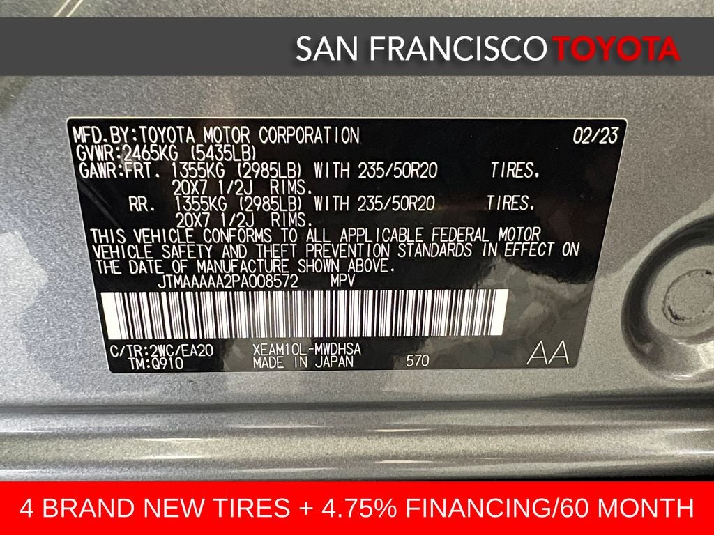 2023 Toyota bZ4X Limited