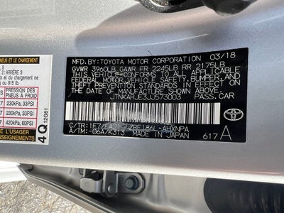 2018 Toyota Corolla iM Manual (Natl)