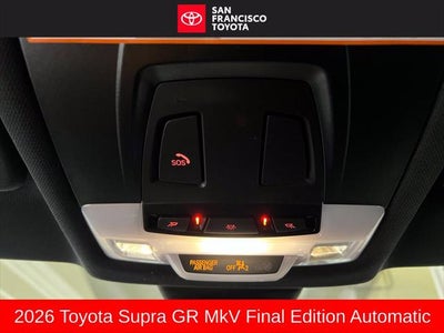 2026 Toyota GR Supra MkV Final Edition