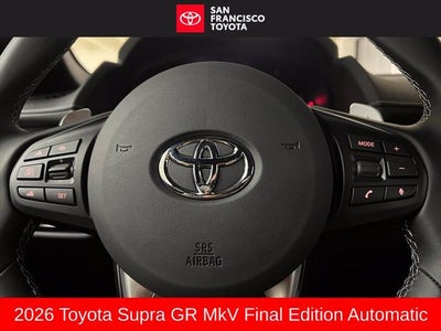 2026 Toyota GR Supra MkV Final Edition