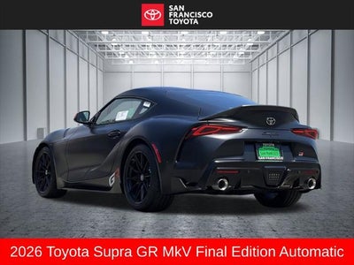 2026 Toyota GR Supra MkV Final Edition