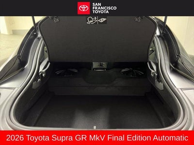 2026 Toyota GR Supra MkV Final Edition