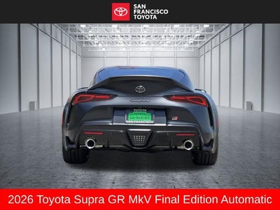 2026 Toyota GR Supra MkV Final Edition