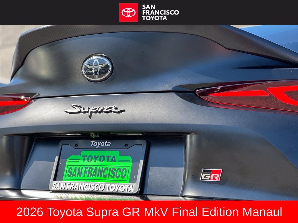 2026 Toyota GR Supra MkV Final Edition