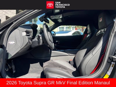 2026 Toyota GR Supra MkV Final Edition