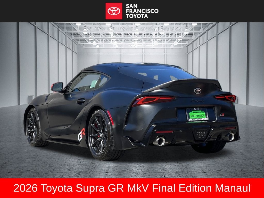 2026 Toyota GR Supra MkV Final Edition