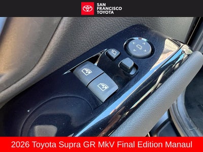2026 Toyota GR Supra MkV Final Edition