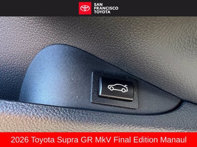 2026 Toyota GR Supra MkV Final Edition