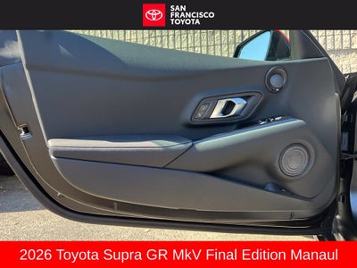 2026 Toyota GR Supra MkV Final Edition