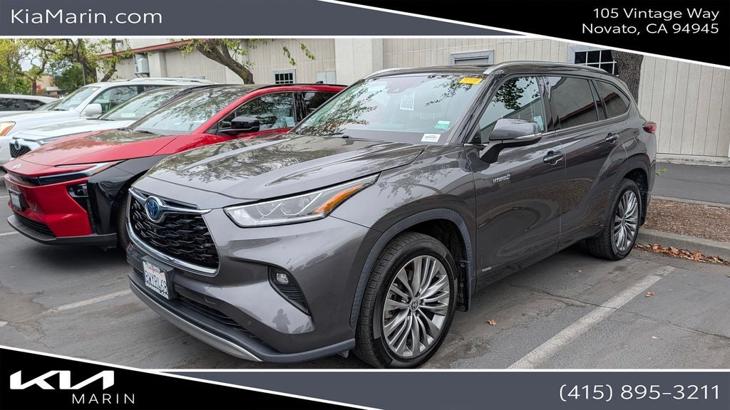 2021 Toyota Highlander Platinum Hybrid 4x4's photo