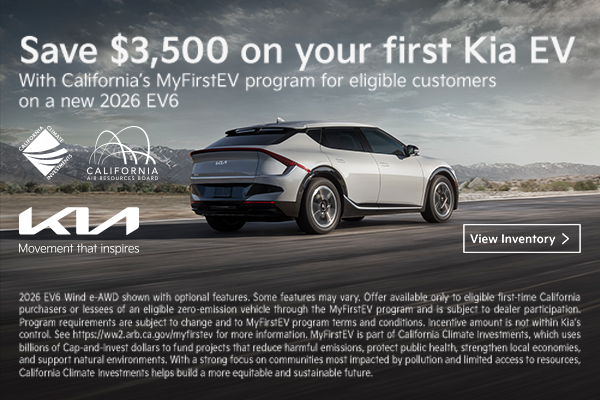 Save $3,500 on your first Kia EV