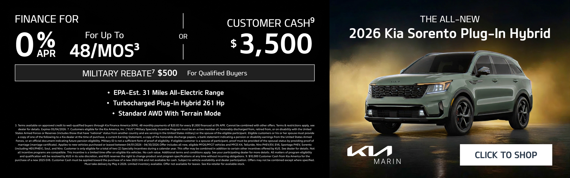 2026 Kia Sorento Plug-in Hybrid