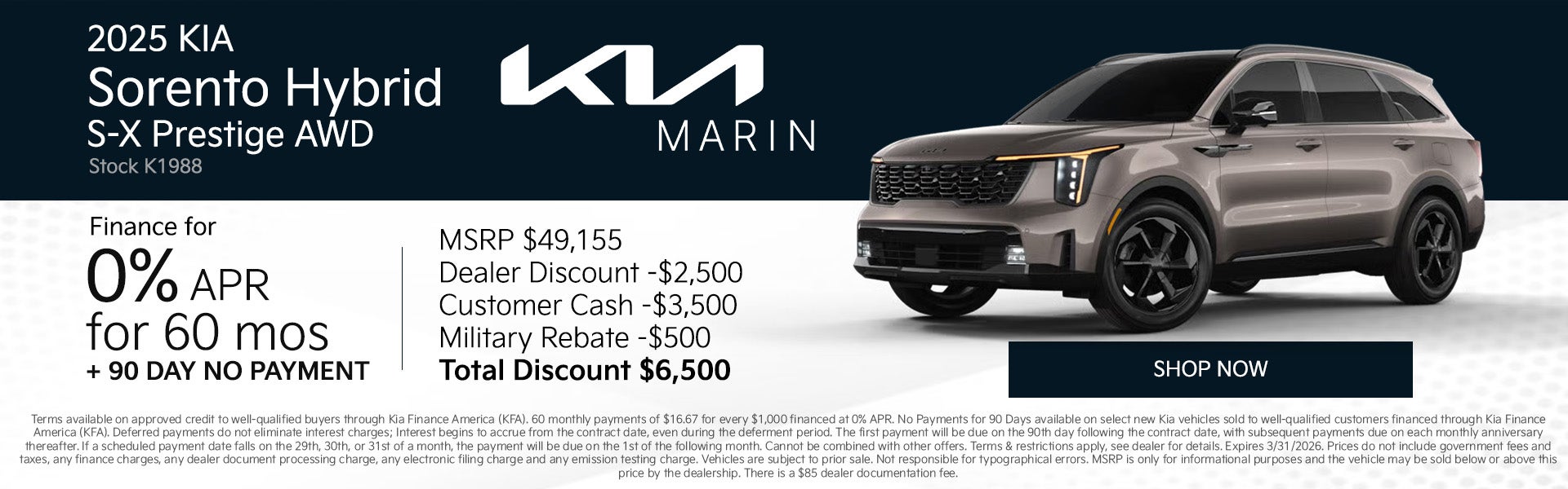 2025 Kia Sorento Hybrid