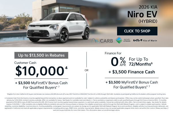 2026 Niro EV Offer