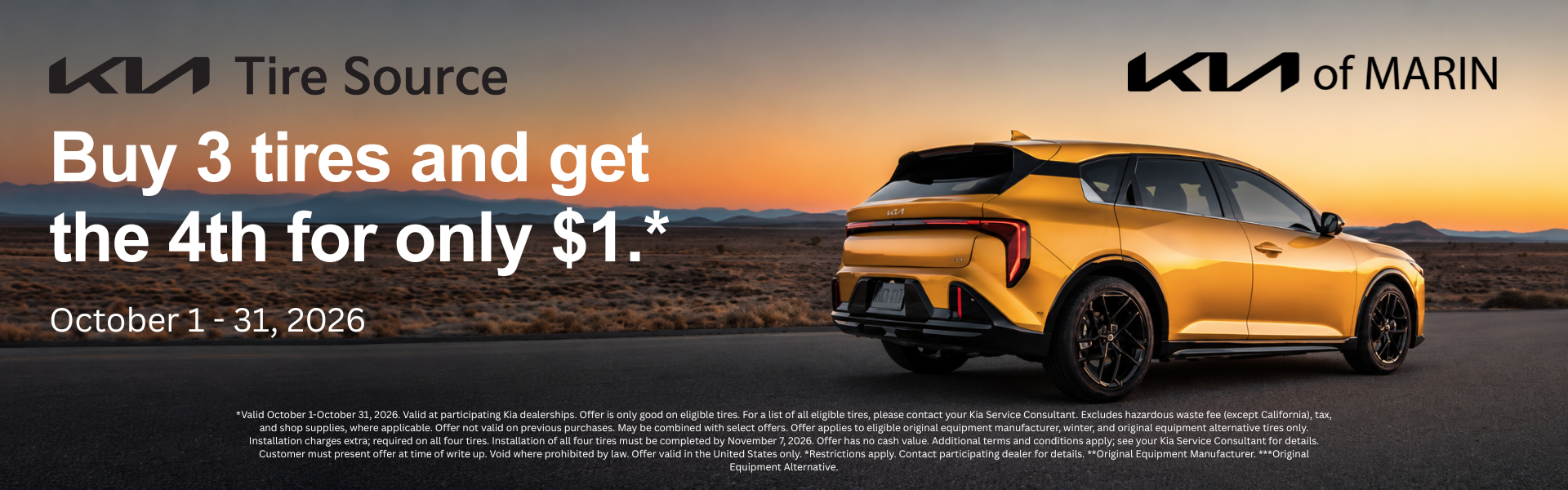 Kia Fall Tire Event