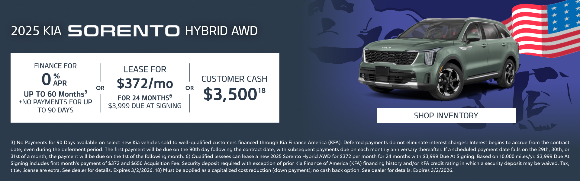 Sorento Hybrid Offer